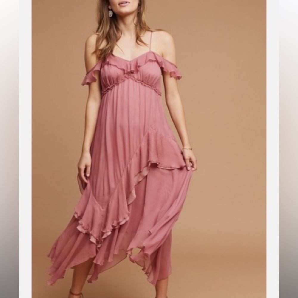 Anthropologie Moulinette Soeurs Regan Ruffled Dress size 4